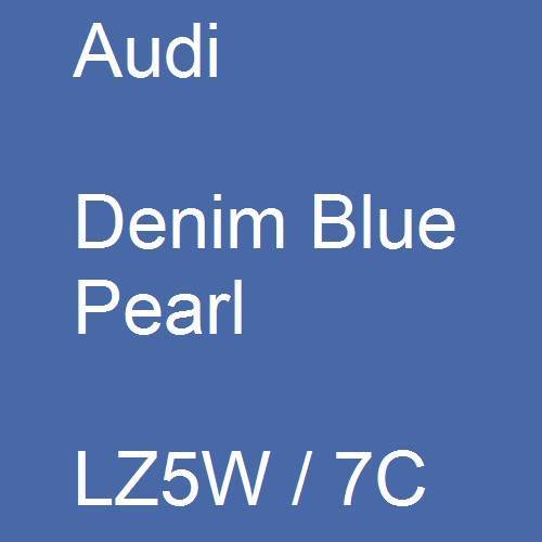 Audi, Denim Blue Pearl, LZ5W / 7C.